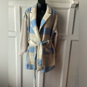 Cinq a Sept Aretha Ladies Plaid Jacket